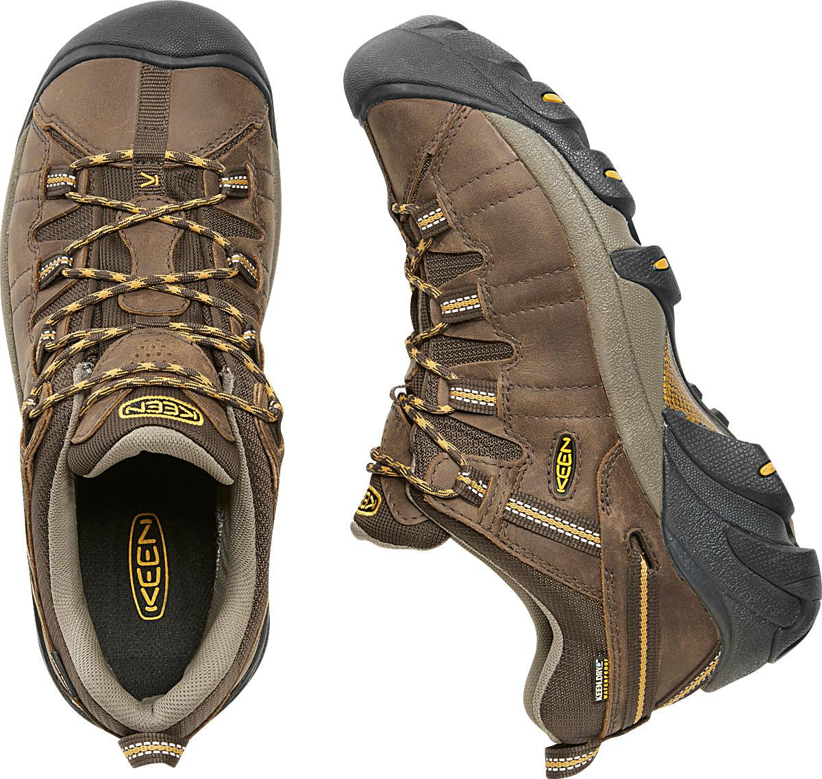 Targhee II Low Waterproof Light Trail Shoes Cascade Brown/Golden Yell