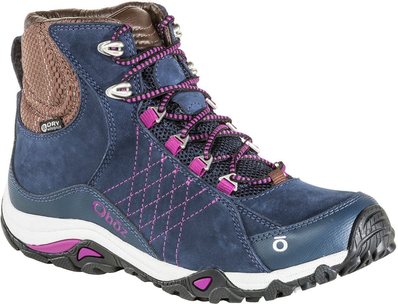 Sapphire Mid Bdry Light Trail Shoes Huckleberry