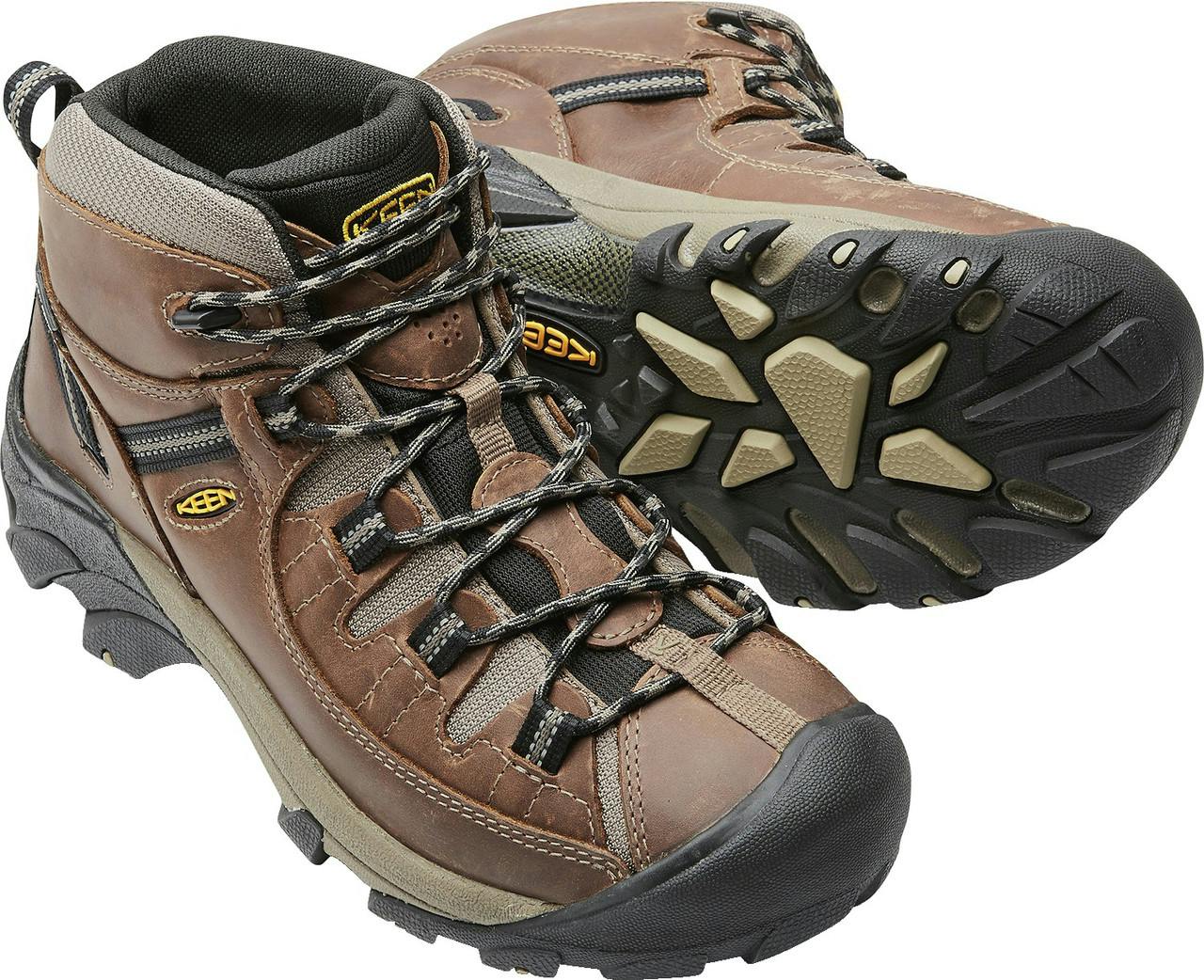 Targhee II Mid Waterproof Light Trail Shoes Shitake/Brindle
