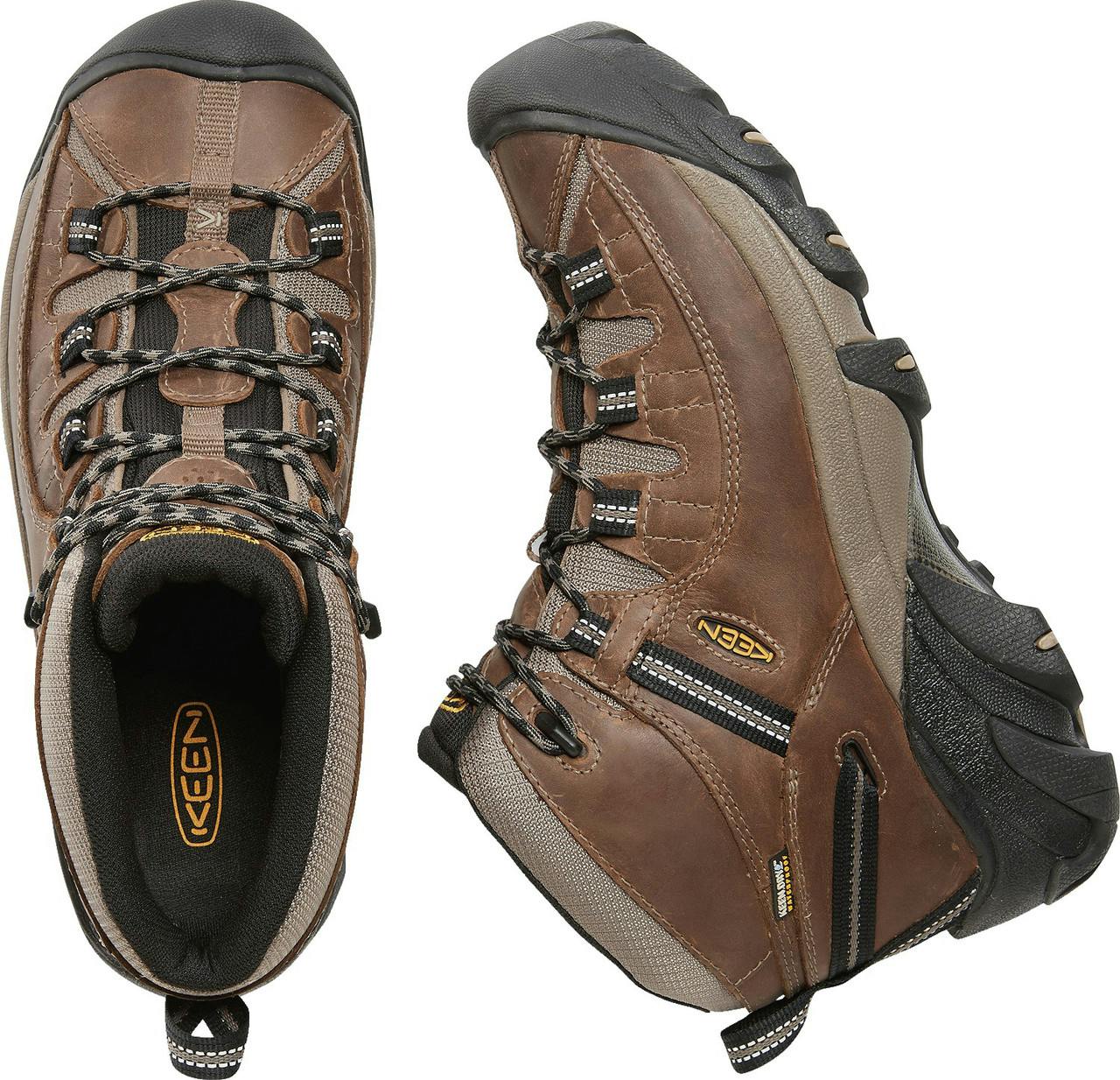 Targhee II Mid Waterproof Light Trail Shoes Shitake/Brindle