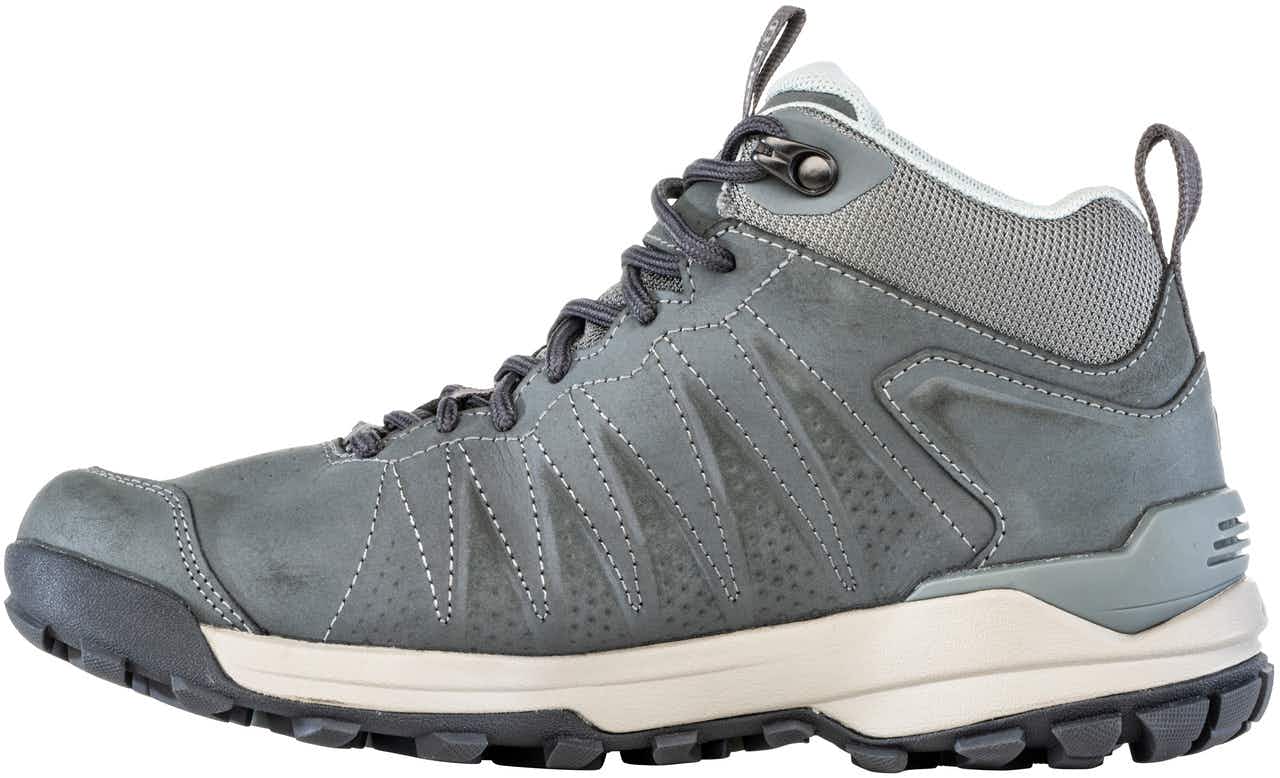 Sypes Mid Leather B-Dry Hiking Shoes Dark Sage
