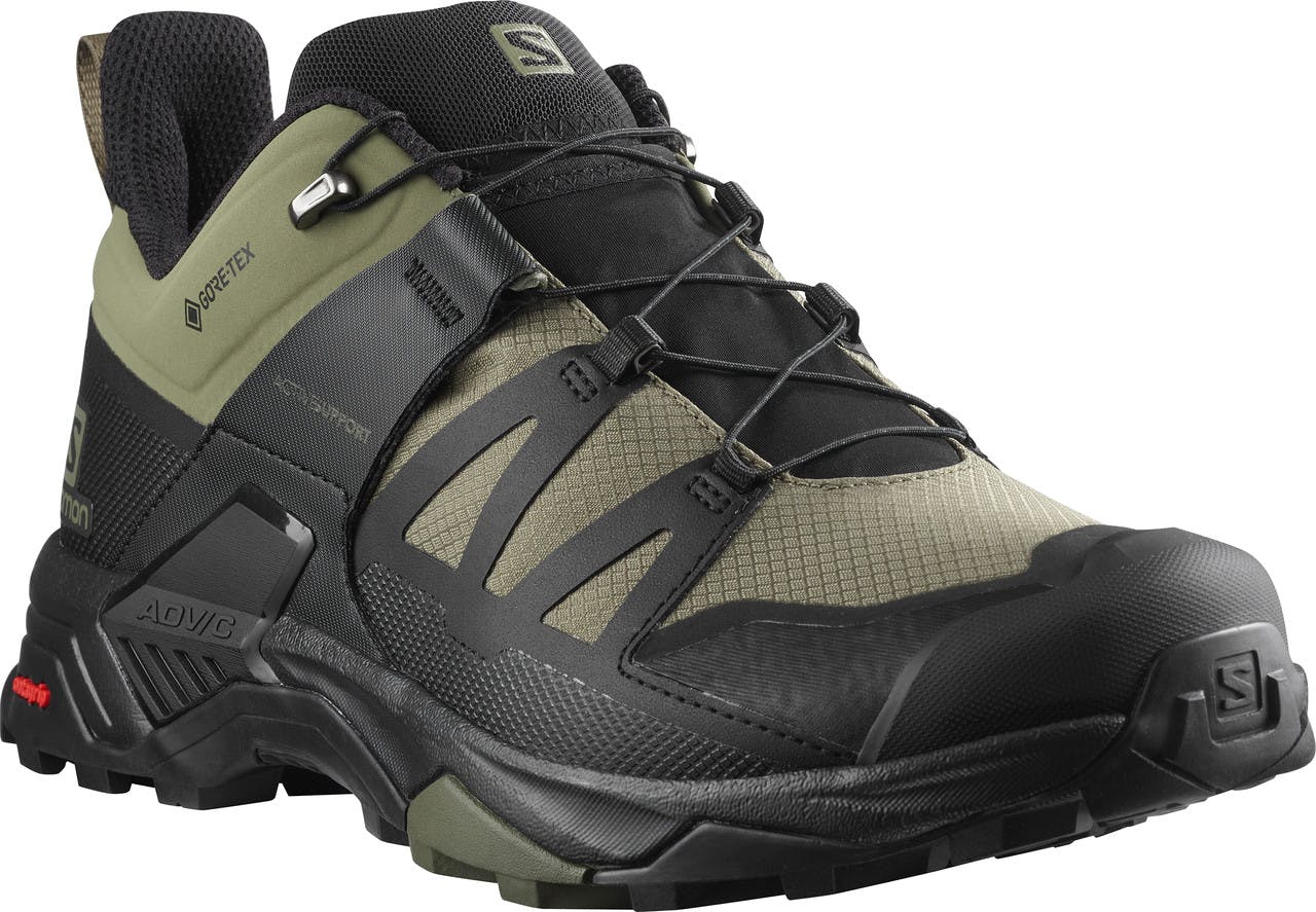 X Ultra 4 Gore-Tex Light Trail Shoes Deep Lichen Green/Black/O