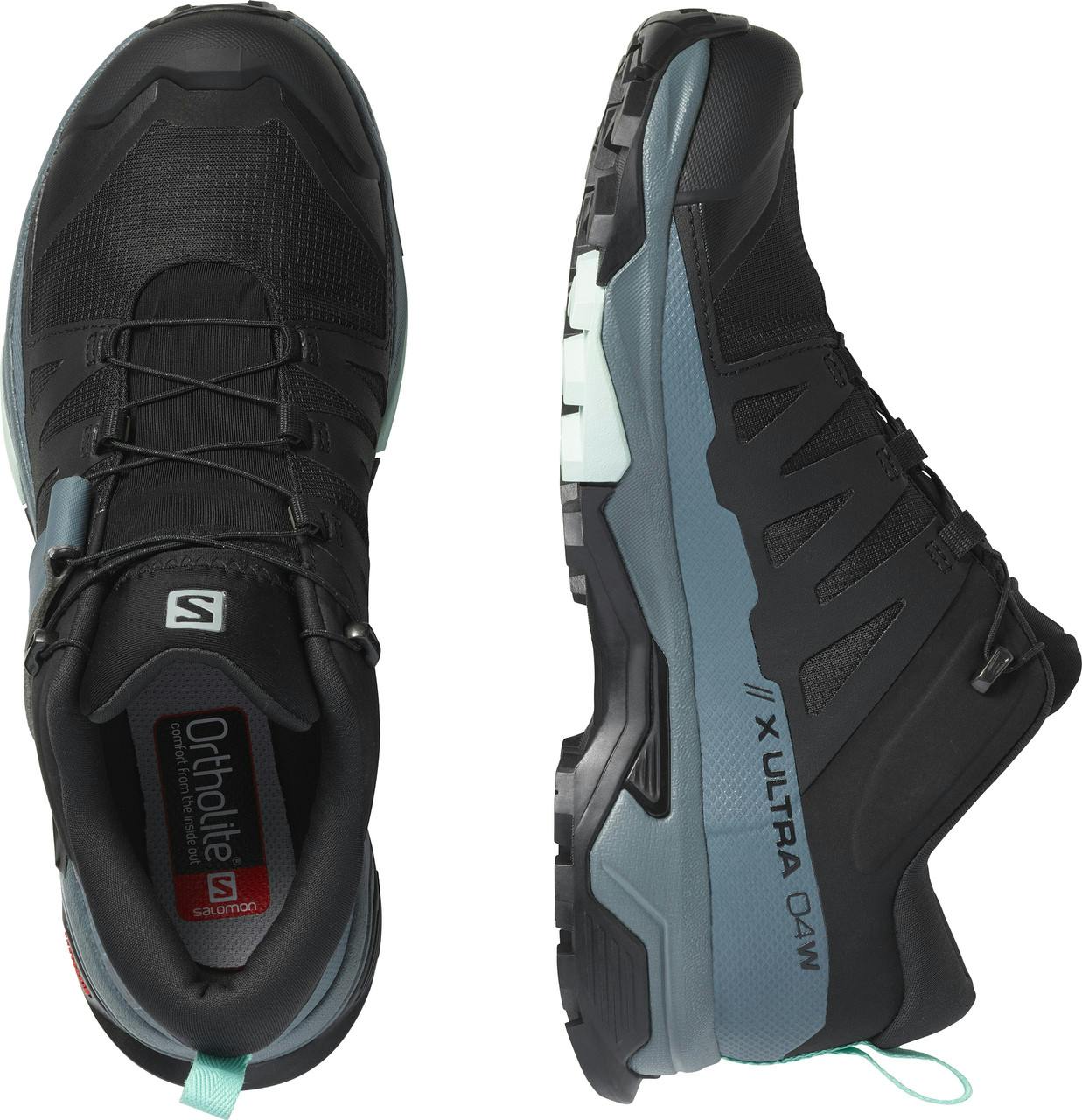 X Ultra 4 Gore-Tex Light Trail Shoes Black/Stormy Weather/Opal