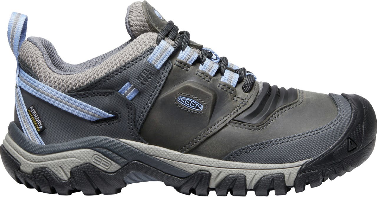 Chaussures de randonnée imperméables Ridge Flex Gris acier/Hydrangea