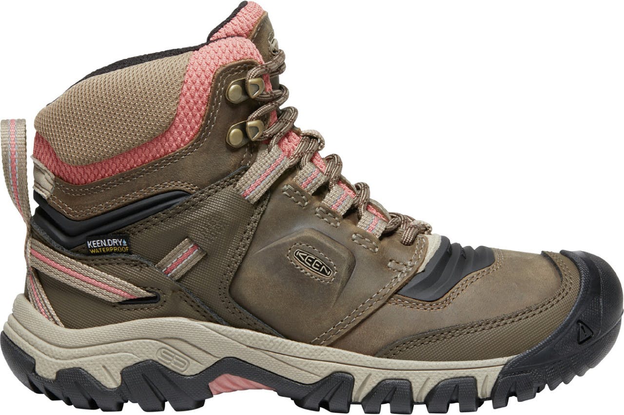 Ridge Flex Mid Waterproof Light Trail Shoes Timberwolf/Brick Dust