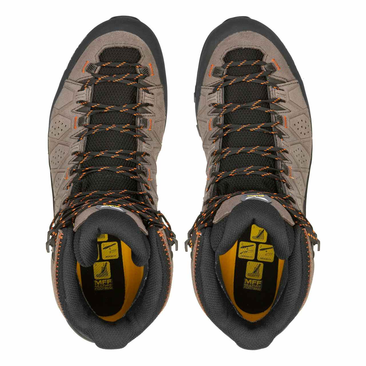 Chaussures de courte randonnée Alp Trainer 2 Mid Noyer/Orange Fluo
