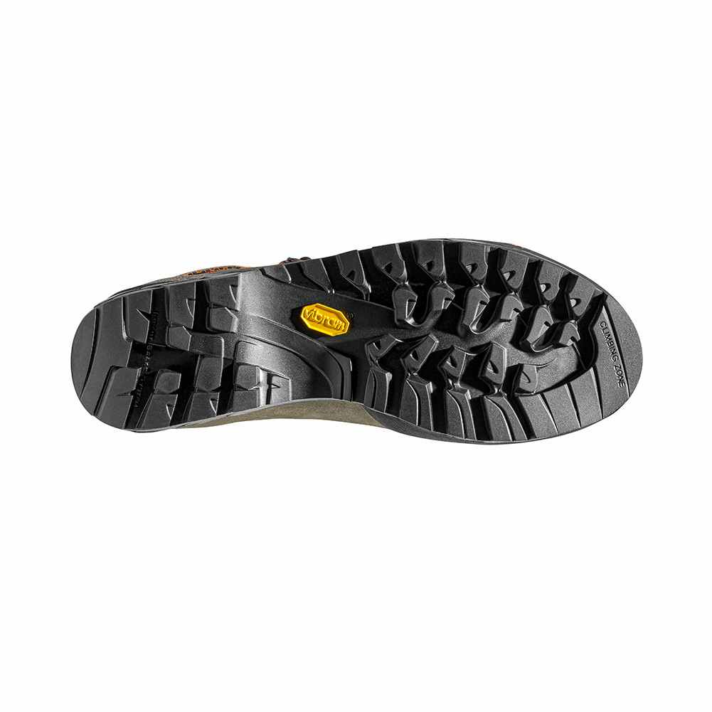 Trango Tech Leather Gore-Tex Mountaineering Boots Carbon/Hawaiian Sun