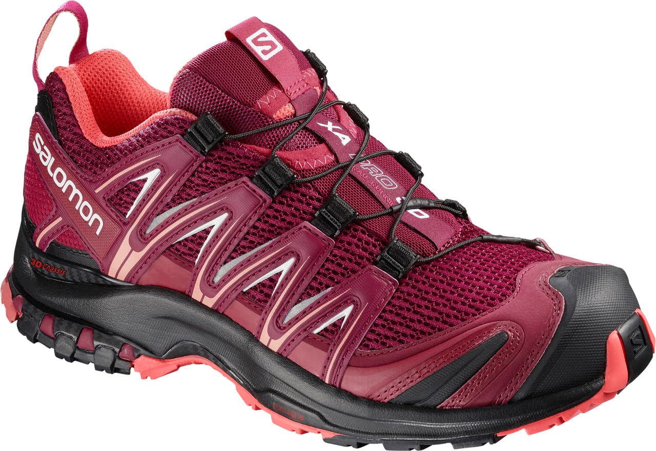 XA Pro 3D Trail Running Shoes Beet Red/Cerise/Black