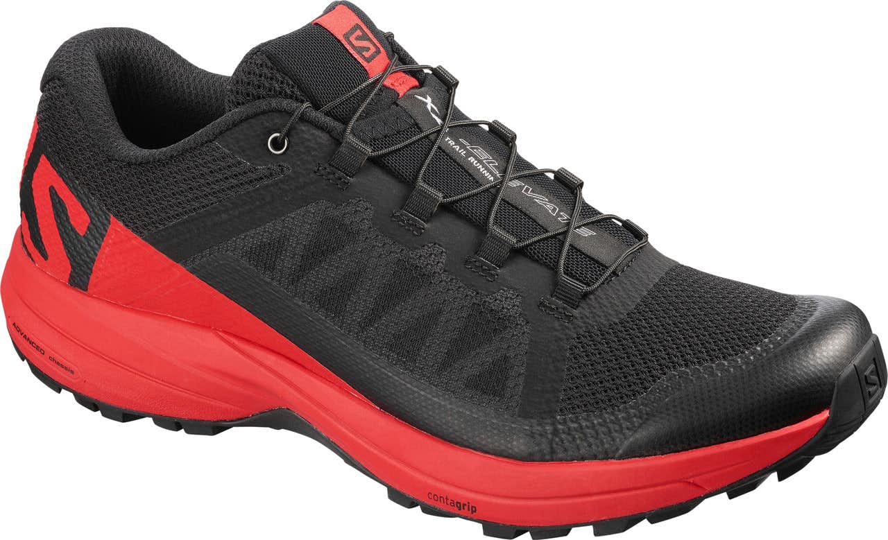 XA Elevate Trail Running Shoes Black/High Risk Red/Black