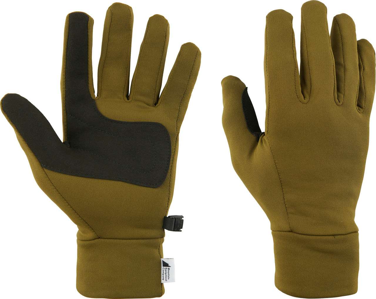 Goto Fleece Gloves Dark Olive