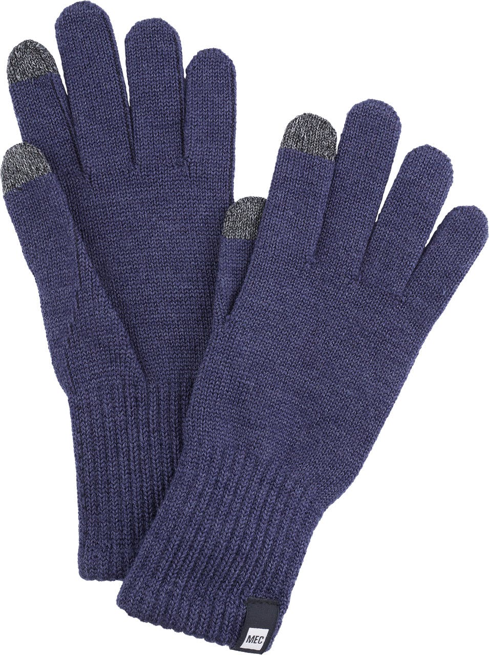 Merino Liner Gloves Moonlight Blue Heather