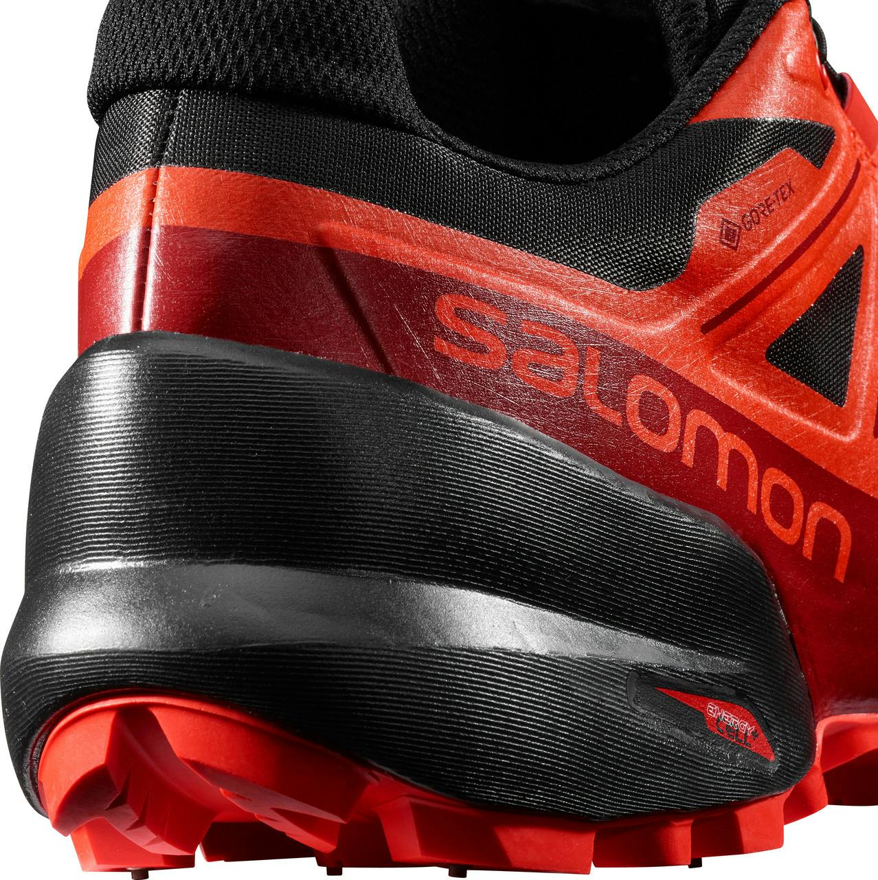 Spikecross 5 Gore-Tex Trail Running Shoes Black/Racing Rd/Rd Dahlia