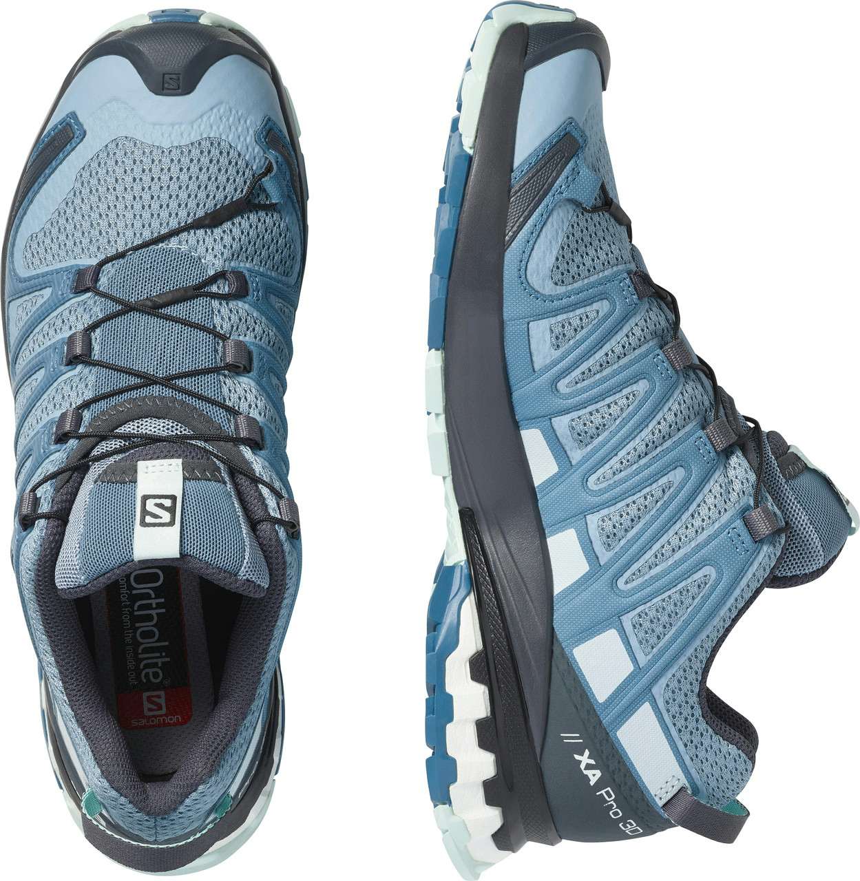 XA Pro 3D v8 Trail Running Shoes Ashley Blue