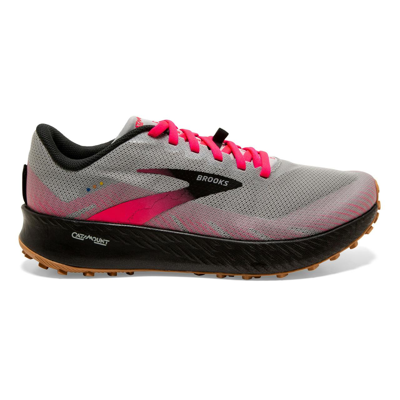 Catamount Trail Running Shoes Alloy/Pink/Black