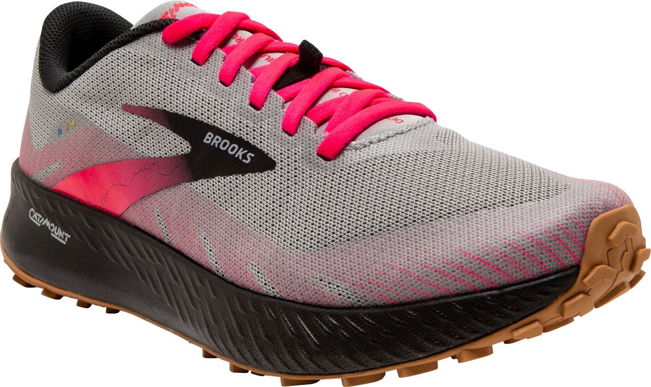 Catamount Trail Running Shoes Alloy/Pink/Black