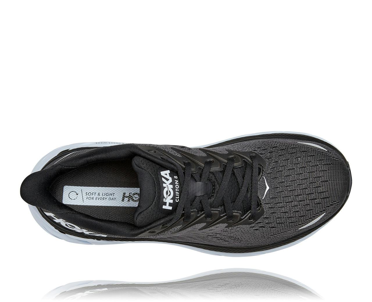 Clifton 8 Road Running Shoes Black/White