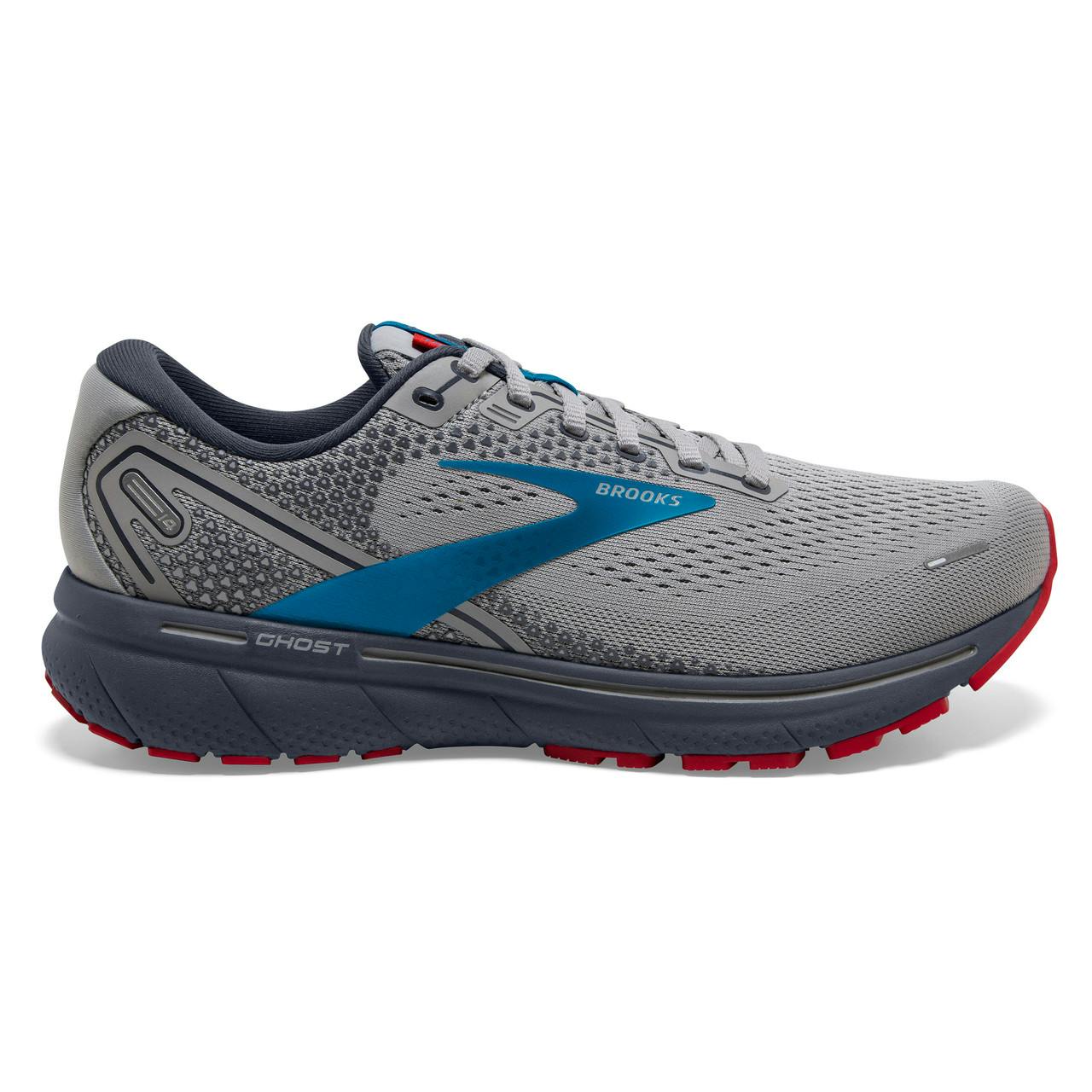 Ghost 14 Road Running Shoes Grey/Blue/Red