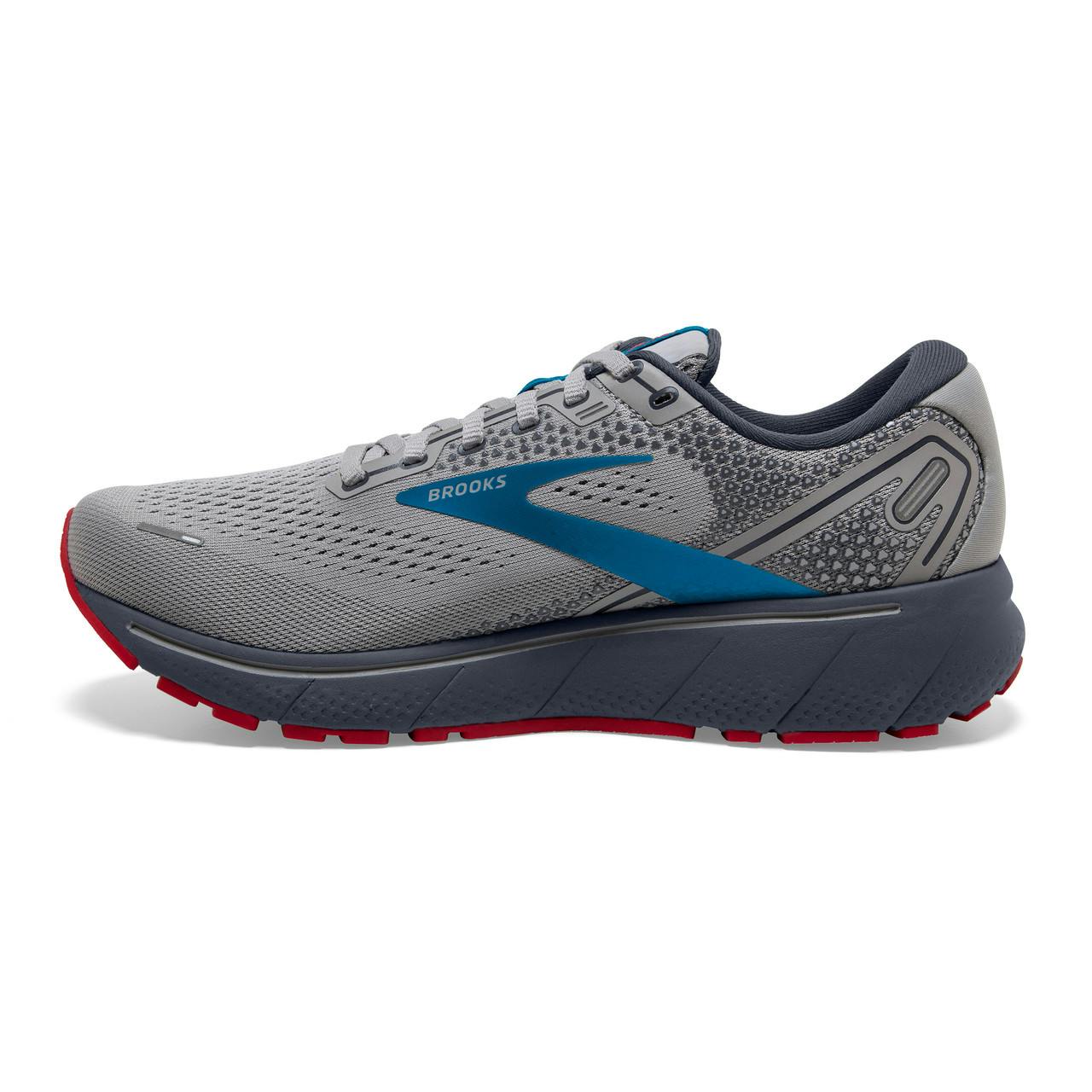 Ghost 14 Road Running Shoes Grey/Blue/Red