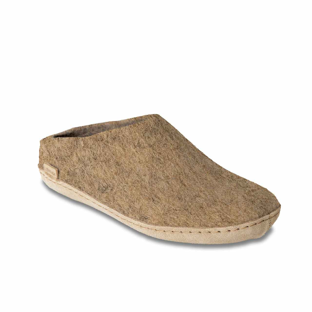The Slipper (Leather Sole) Sand