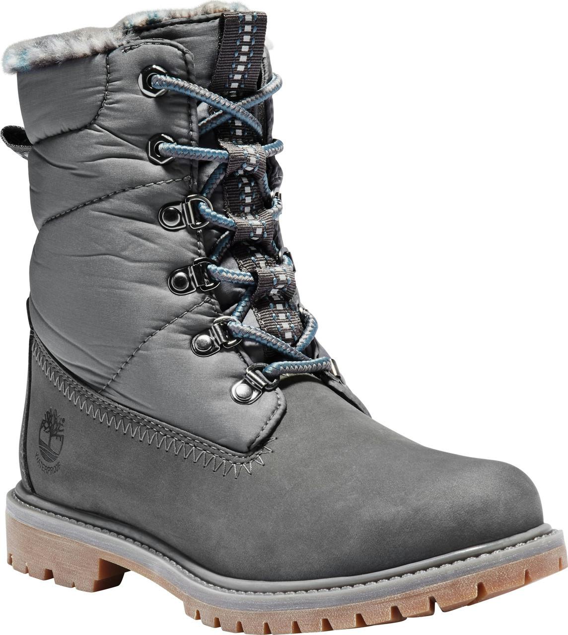 Premium Waterproof Winter Boots Dark Grey Nubuck