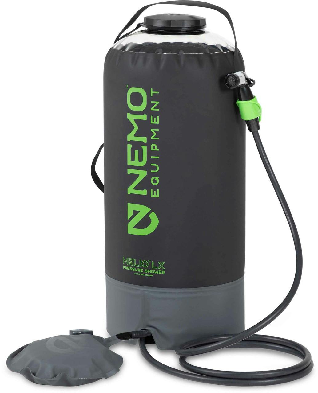 Helio LX Pressure Shower Black/Apple Green