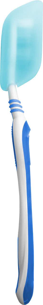 Étui en silicone pour brosse à dents (paquet de 2) Transparent/Bleu