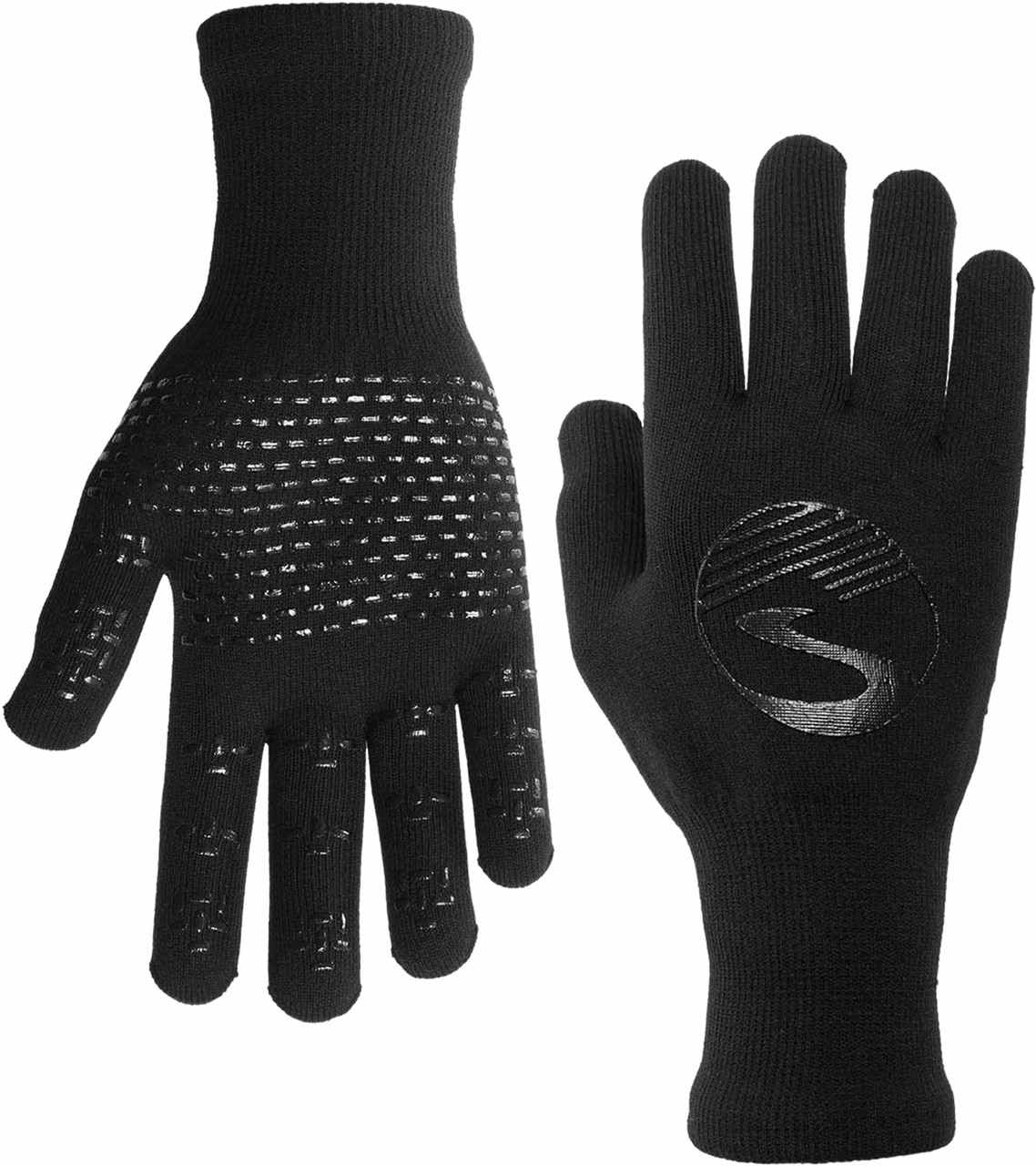Crosspoint Waterproof Knit Gloves Black