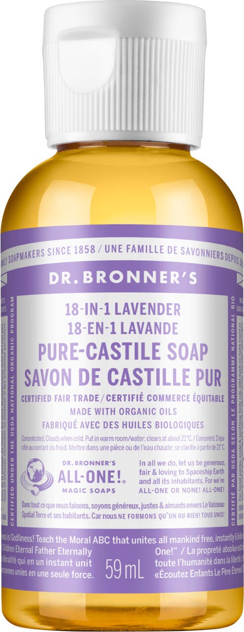 Pure-Castile Lavender Liquid Soap 59ml NO_COLOUR