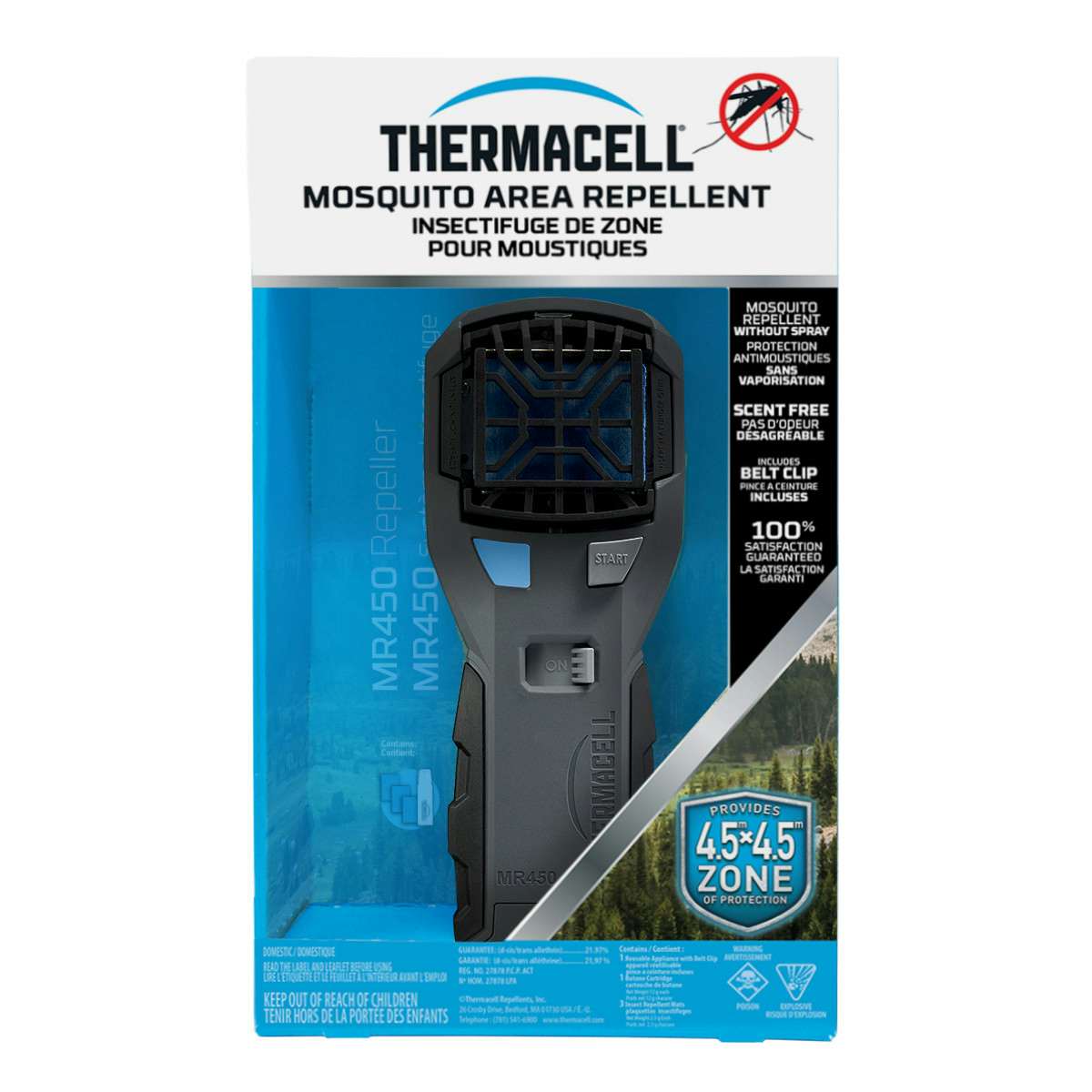 MR450 Armored Portable Mosquito Repeller Charcoal