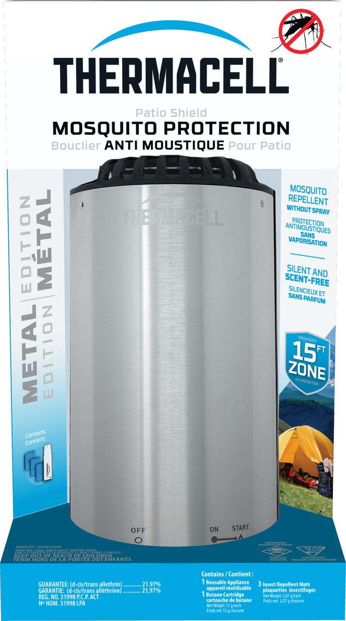Metal Edition Patio Shield Mosquito Repeller Stainless Steel