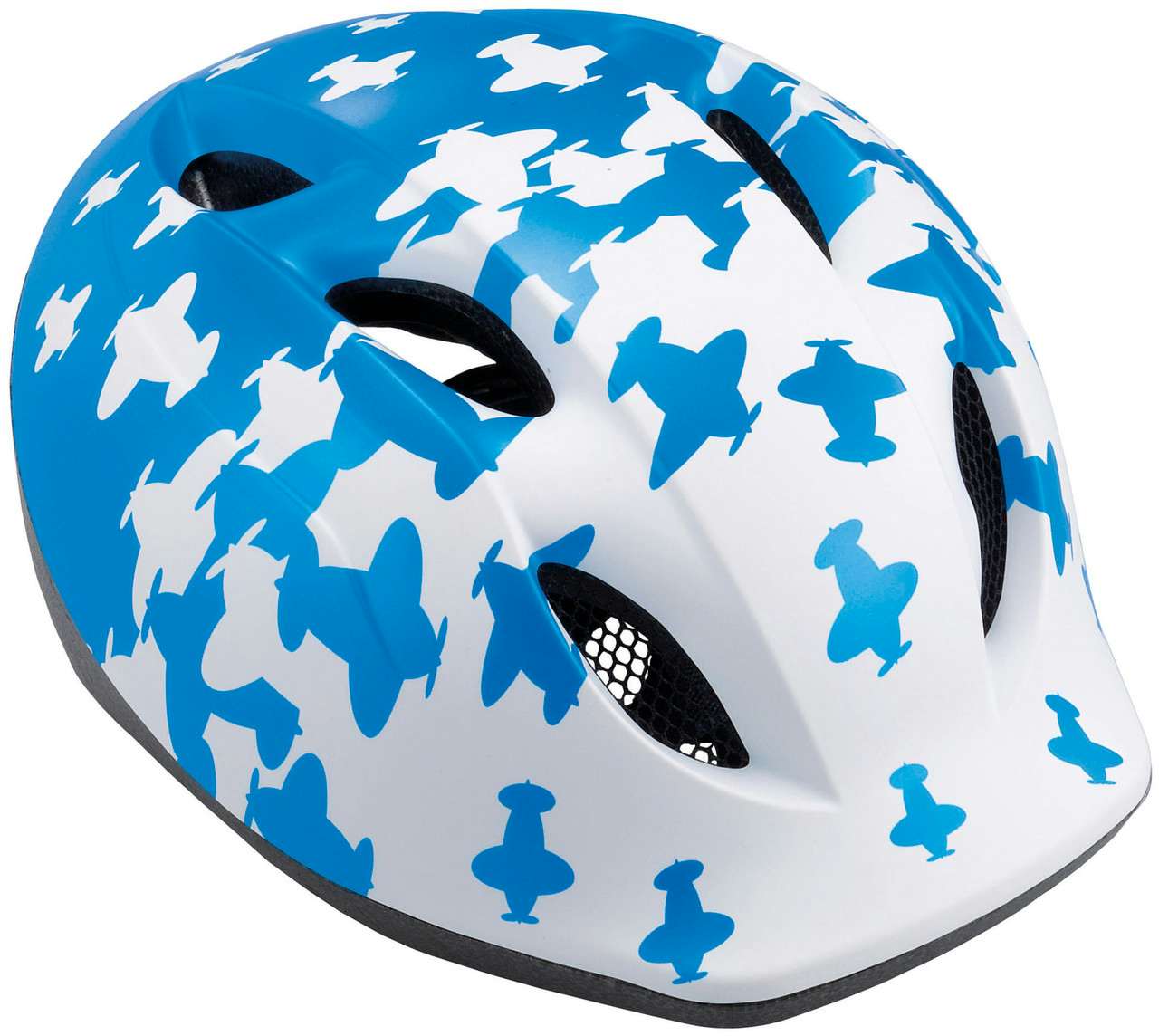 Buddy Helmet White/Blue Airplanes