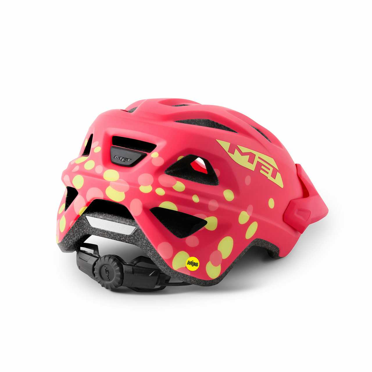 Eldar MIPS Helmet Coral Pink Polka Dots