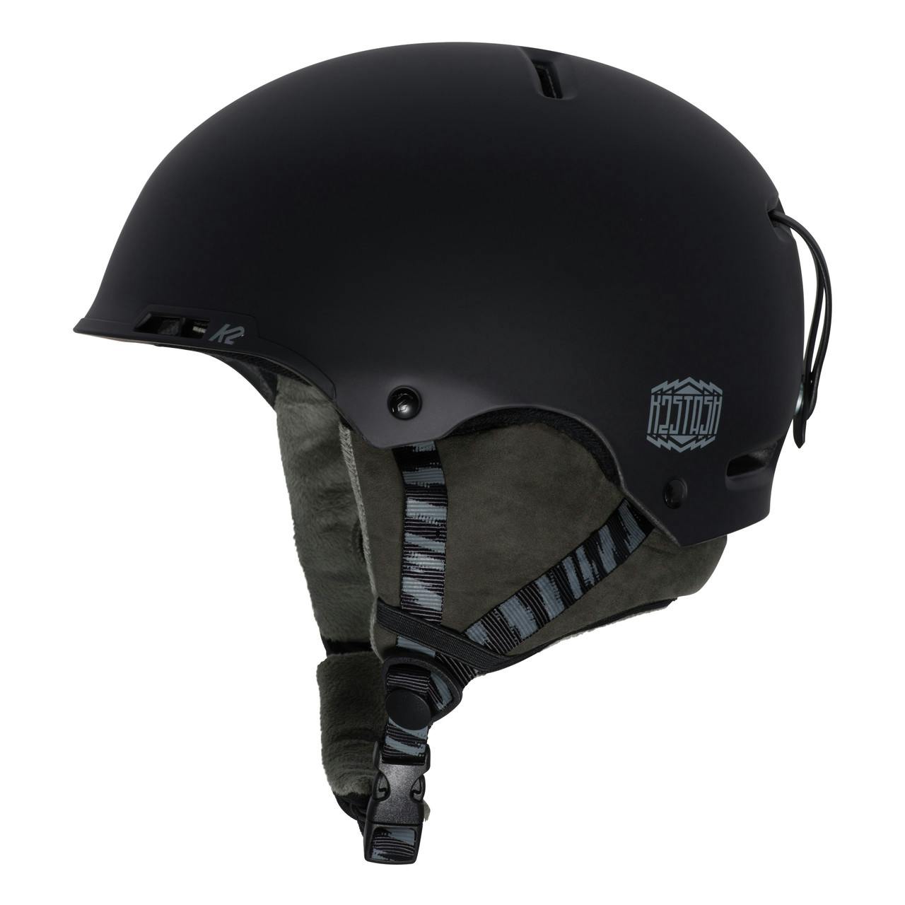Stash Snow Helmet Black