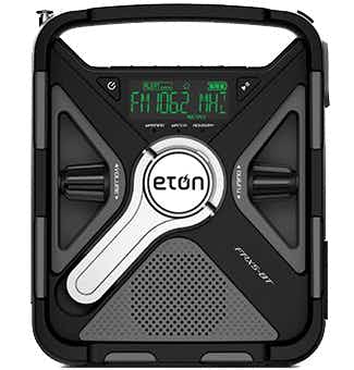 FRX-5BT Weather Alert Radio/Cell Charger Black