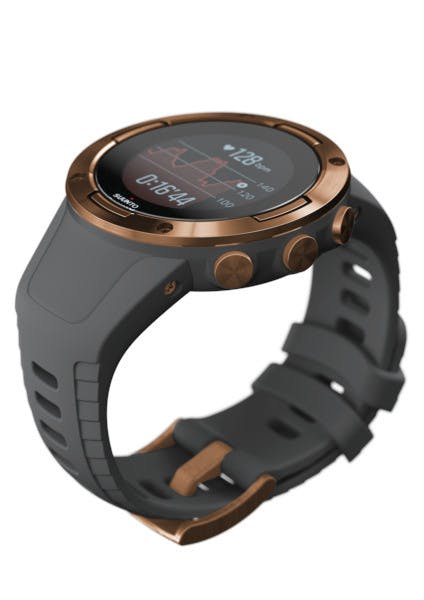 5 Compact GPS Sports Watch Graphite Copper