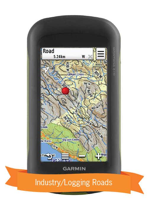 Cartes GPS sur microSD - Île de Vancouver, C.-B. NO_COLOUR