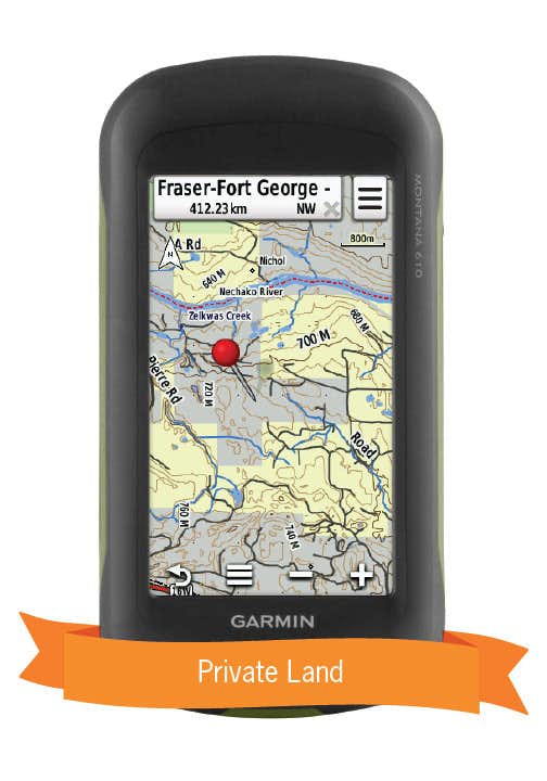 British Columbia GPS Map SD NO_COLOUR
