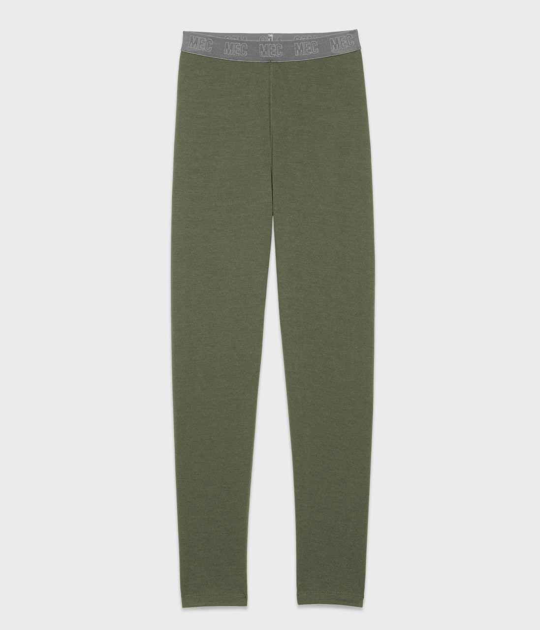 Midweight Underwear Long Johns Green Olive