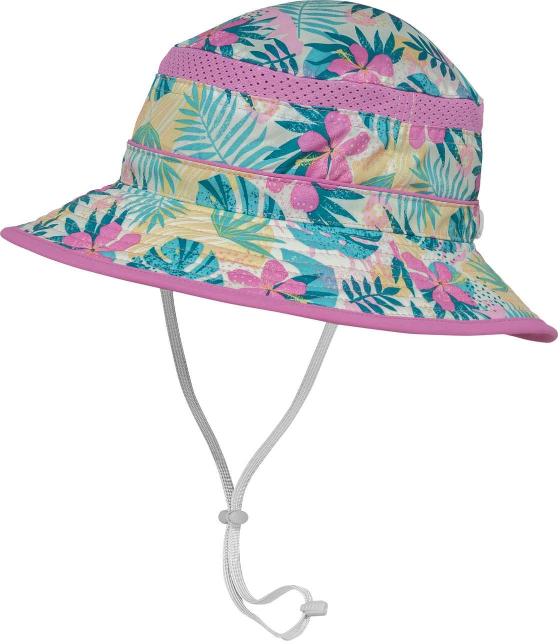 Fun Bucket Hat Pink Tropical
