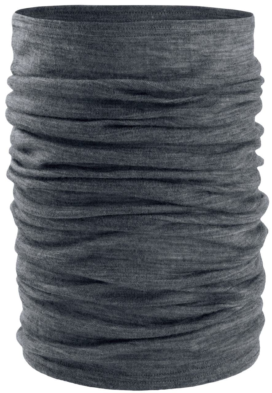 Foulard tubulaire en laine mérinos Charbon de bois