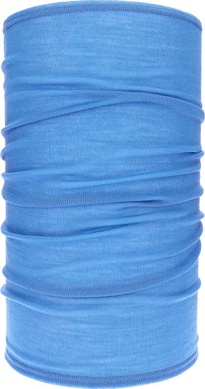 Foulard tubulaire en laine mérinos Bleu optique