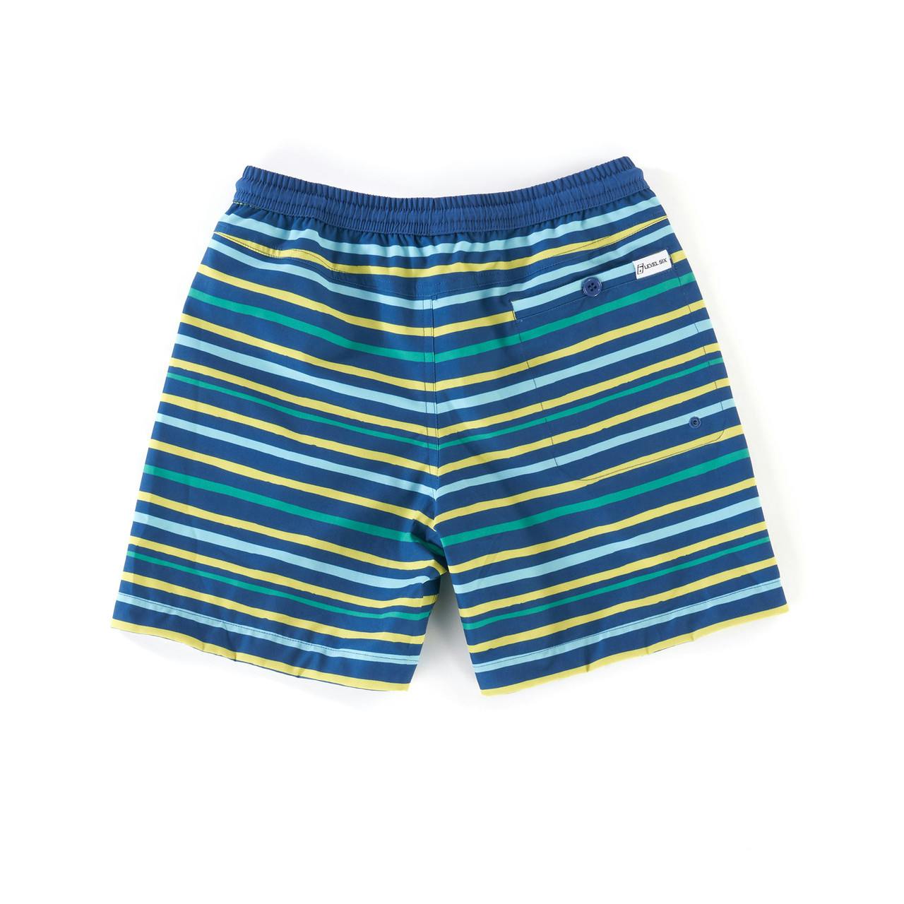 Snicker Stretch Swim Shorts Forest Bands