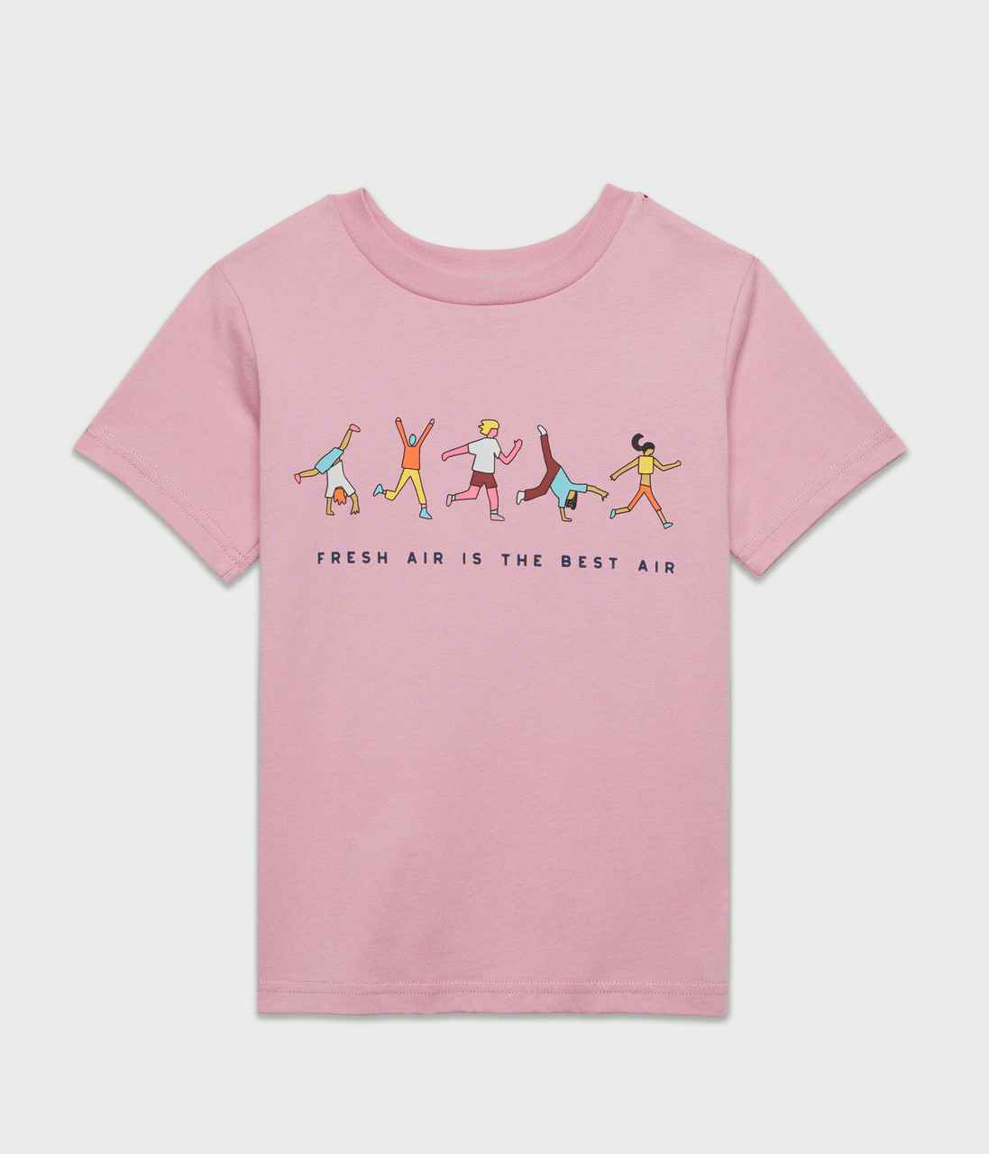 Jaden Short Sleeve T-Shirt Pink Peony/Fresh Air Frie