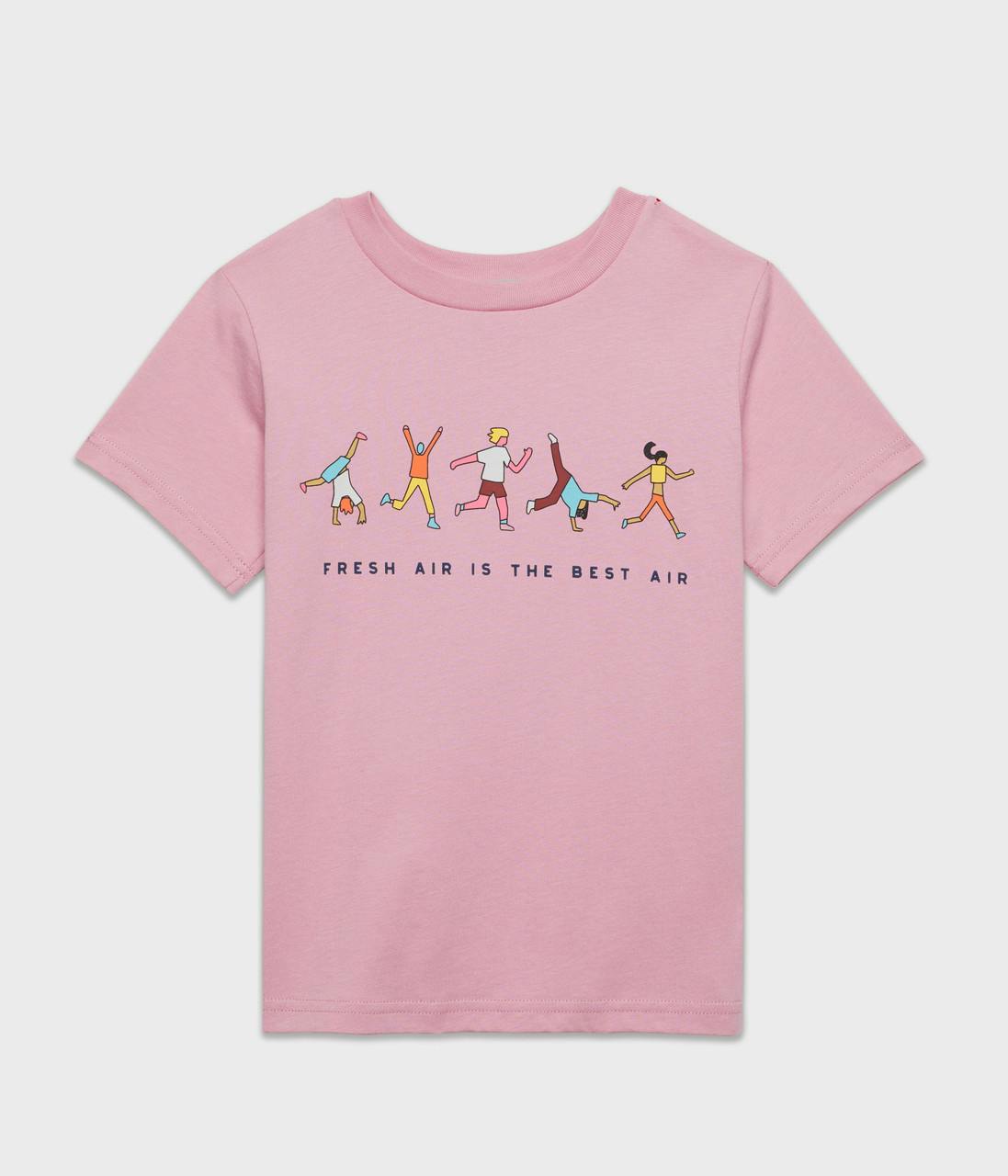 Jaden Short Sleeve T-Shirt Pink Peony/Fresh Air Frie