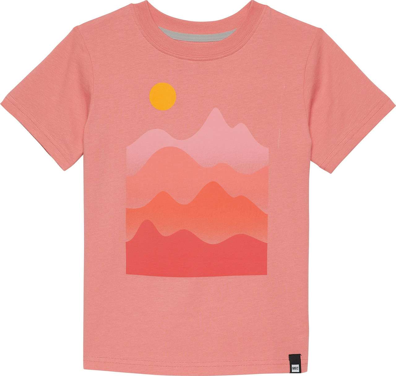 Jaden Short Sleeve T-Shirt Power Pink Horizons Graph