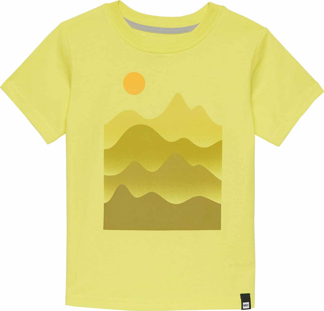 T-shirt Jaden Gr.Bonjour horizons jaune