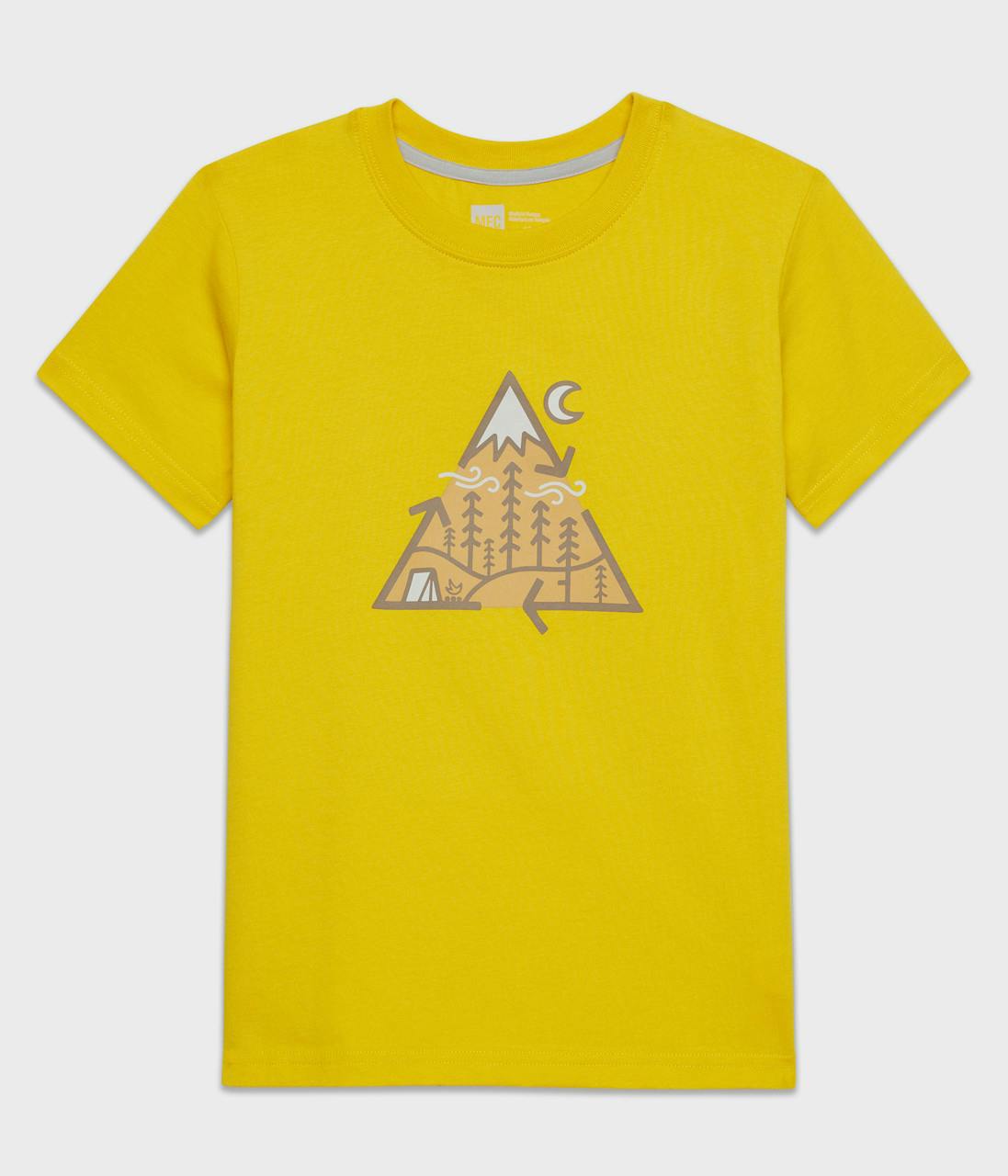 Journey Short Sleeve T-Shirt Yukon Gold/Recycle Graphi
