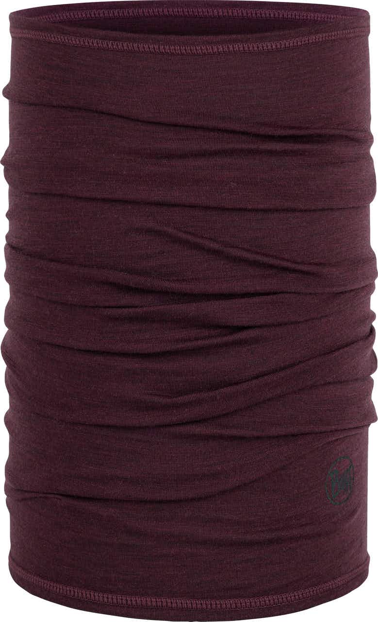 Lightweight Merino Wool Multifunctional Headw Solid Garnet