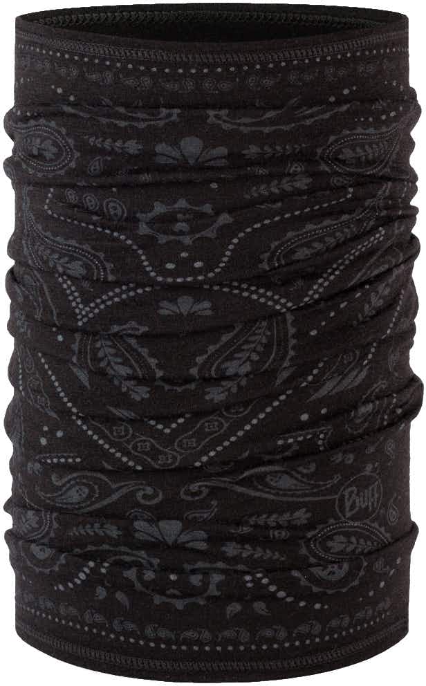Lightweight Merino Wool Multifunctional Headwear Cashmere Black
