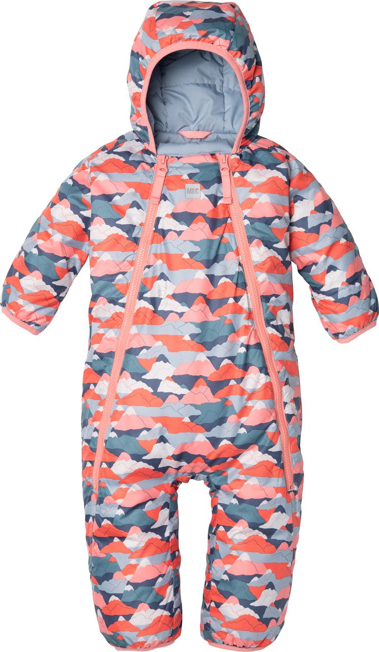 Cocoon Bunting Suit Cloud Mountain Print